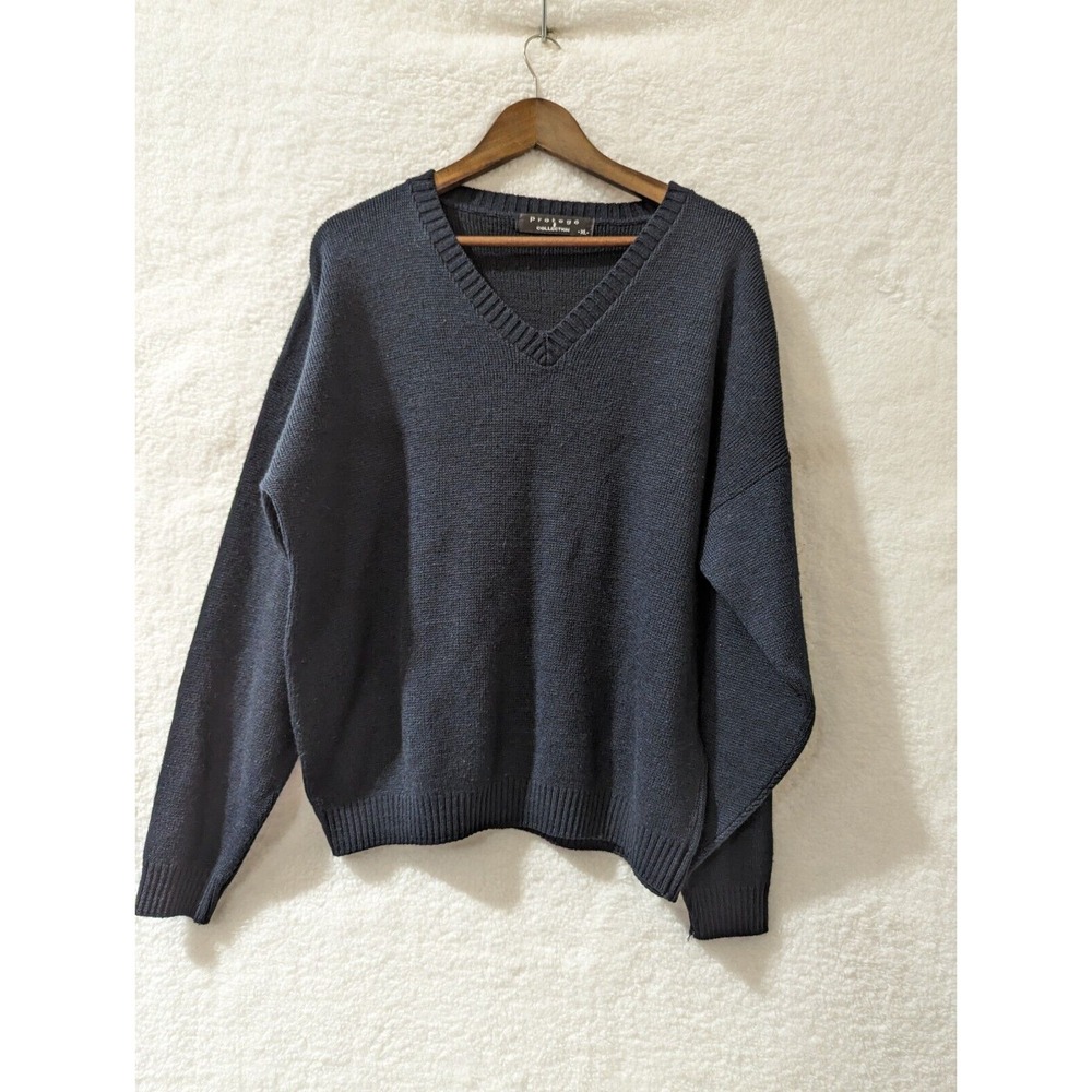 Vintage Protege Collection Men's Acrylic Wool Alpaca Sweater Made in USA XL